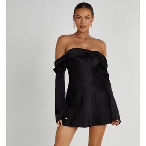 Meshki Black Strapless Dress